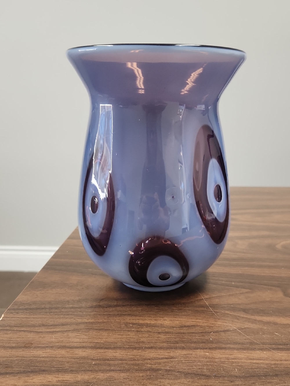 Fenton International Opalsecent Vase